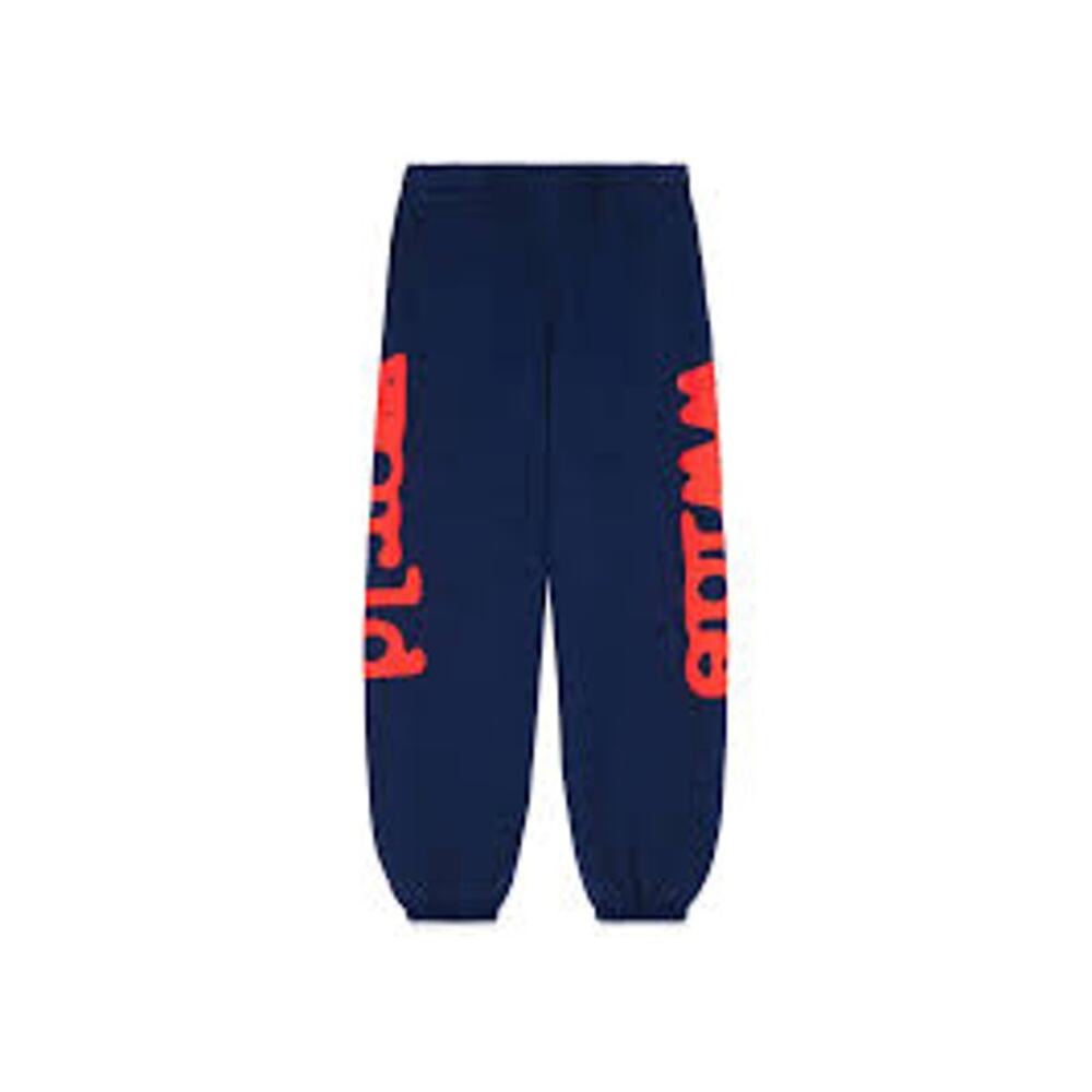 Sp5der Beluga Sweatpants Navy/Red Size XL